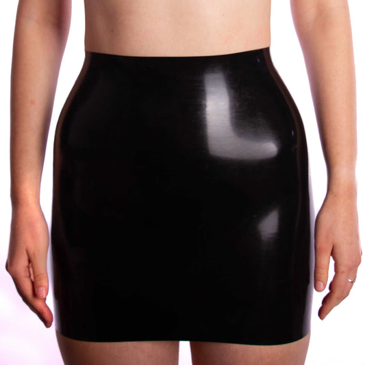 Latex Skirt - Latex High Waisted Mini Skirt - Latex Couture