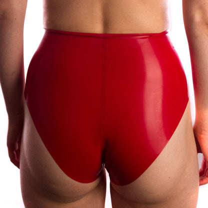 Latex Underwear - Latex High Waisted Full Brief - Latex Couture