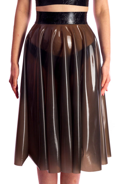 Latex Skirt - Latex Long Circle Skirt - Latex Couture