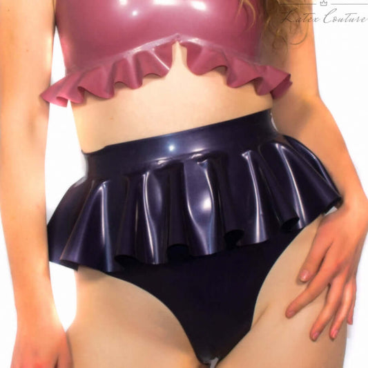 Latex Couture Ltd on X: Our o ring bra and mini skirt 😍    / X